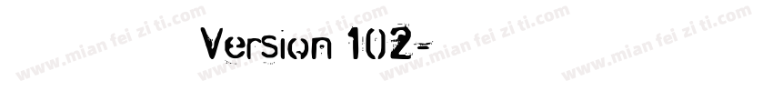 华文隶书 常规 Version 102字体转换